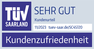 TÜV Saarland: Kundenurteil sehr gut